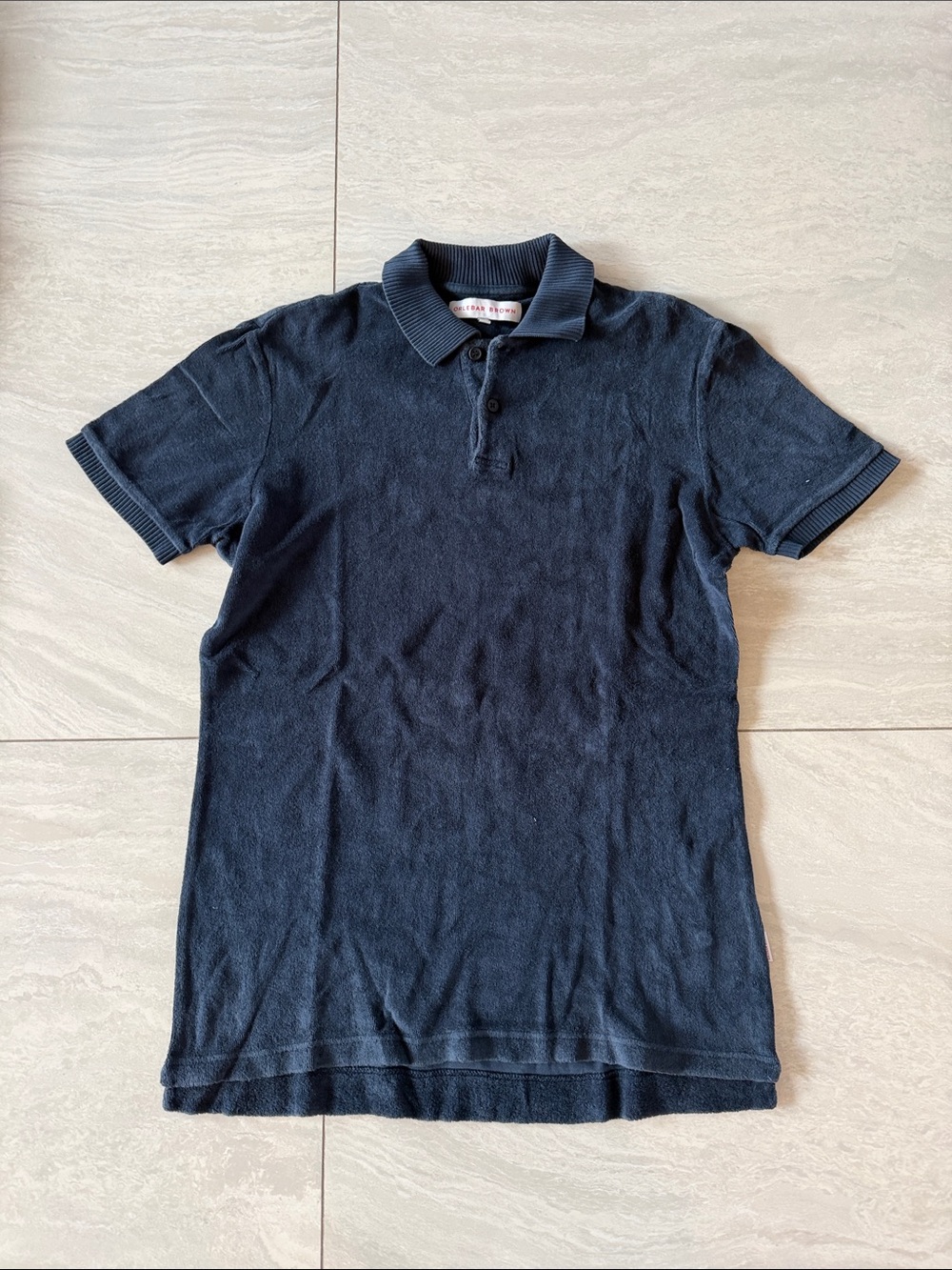 Orlebar Brown Navy Short-Sleeve Polo